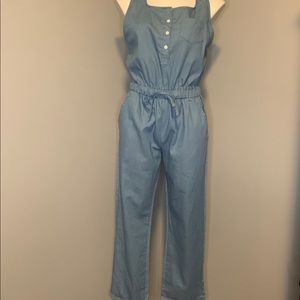 5/$25 - Raising top denim jumpsuit romper